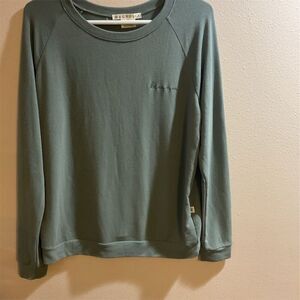 Magnolia Dreamer Crewneck lightweight Sweatshirt Washed Sage Green​​​
